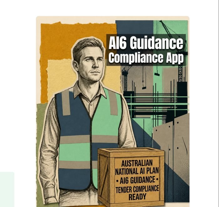 AI6 Guidance Compliance App showing the compliance workflow illustration